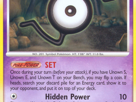 Unown S (39 132) [Diamond & Pearl: Secret Wonders] For Sale