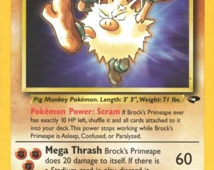 Brock s Primeape (35 132) [Gym Challenge Unlimited] Cheap