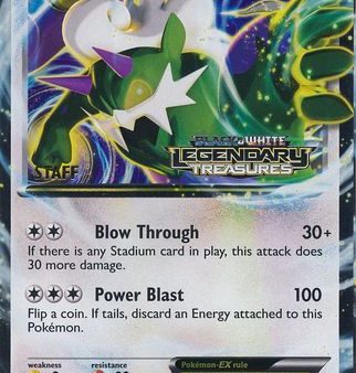 Tornadus EX (BW96) (Staff Prerelease Promo) [Black & White: Black Star Promos] For Discount