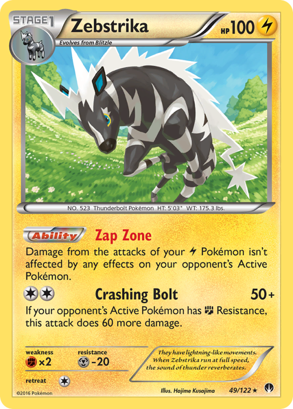 Zebstrika (49 122) [XY: BREAKpoint] Hot on Sale