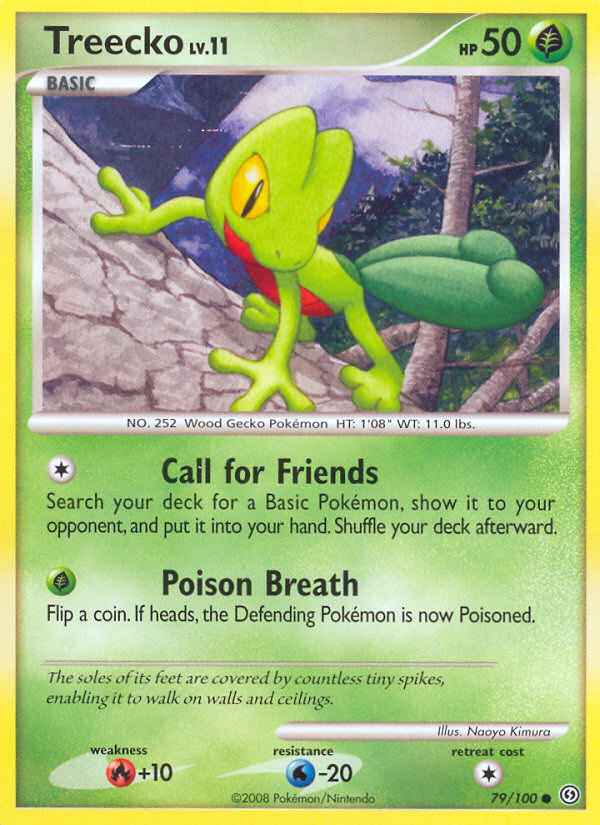 Treecko (79 100) [Diamond & Pearl: Stormfront] For Discount