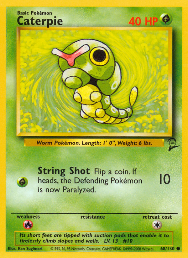 Caterpie (68 130) [Base Set 2] For Discount