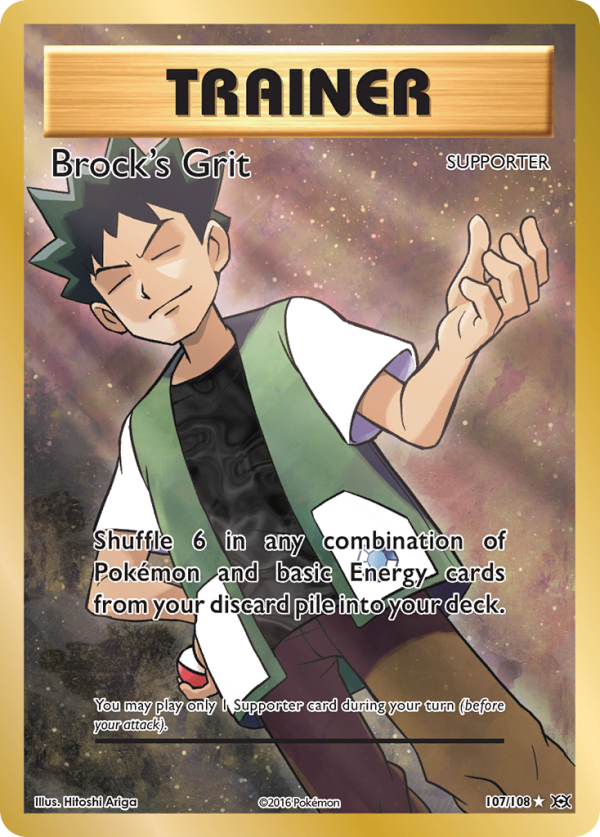 Brock s Grit (107 108) [XY: Evolutions] Online