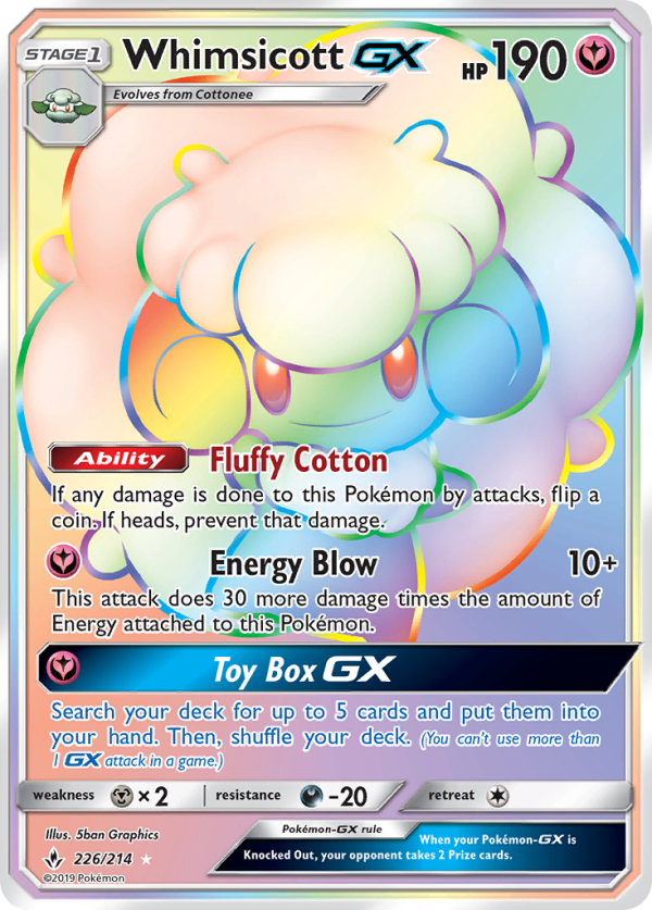 Whimsicott GX (226 214) [Sun & Moon: Unbroken Bonds] Online Sale