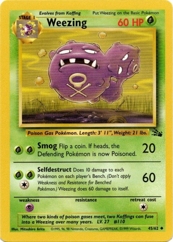 Weezing (45 62) [Fossil Unlimited] Supply