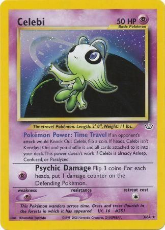 Celebi (3 64) [Neo Revelation Unlimited] For Sale