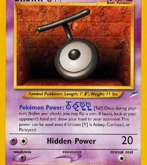 Unown [T] (88 105) [Neo Destiny Unlimited] Sale