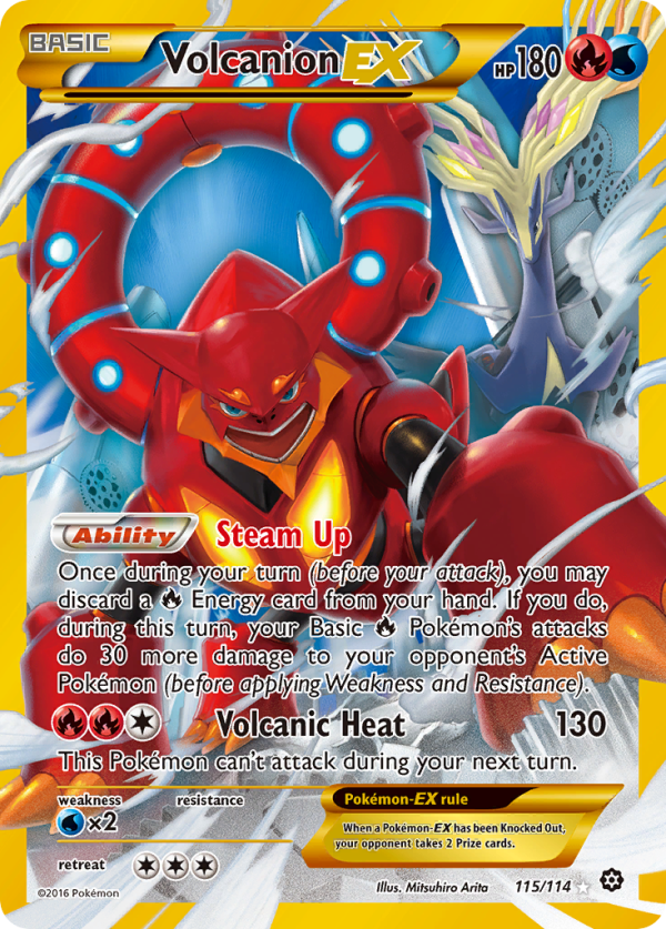 Volcanion EX (115 114) [XY: Steam Siege] Online now