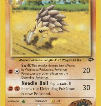 Brock s Sandslash (36 132) [Gym Challenge Unlimited] Online Sale