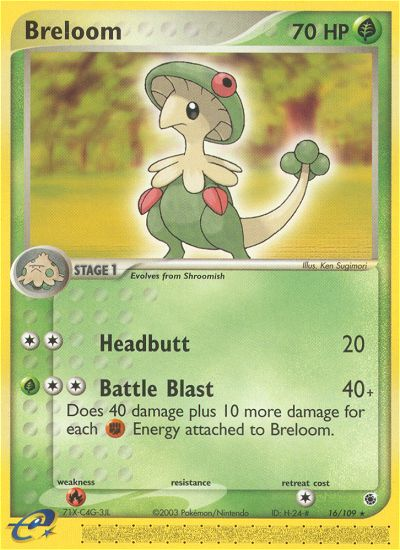 Breloom (16 109) [EX: Ruby & Sapphire] Online Hot Sale