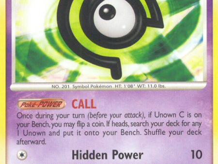 Unown C (67 130) [Diamond & Pearl: Base Set] Hot on Sale