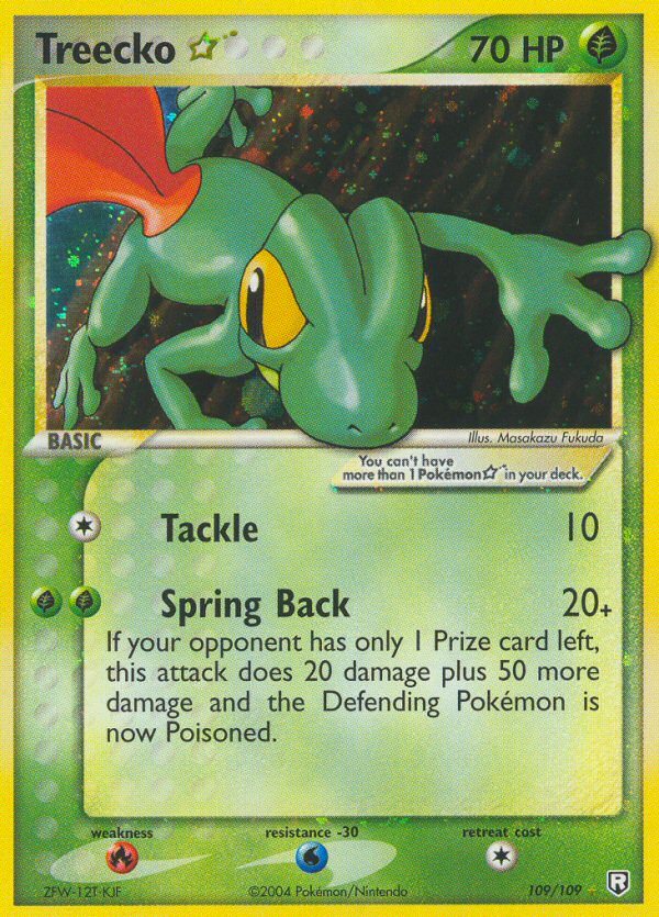 Treecko Star (109 109) [EX: Team Rocket Returns] Discount