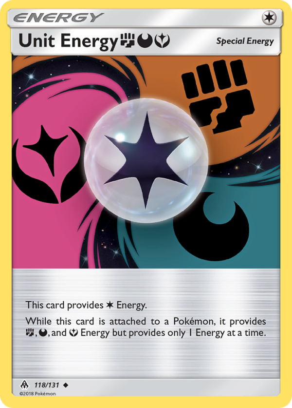 Unit Energy (118 131) (Fighting, Darkness, Fairy) [Sun & Moon: Forbidden Light] Discount