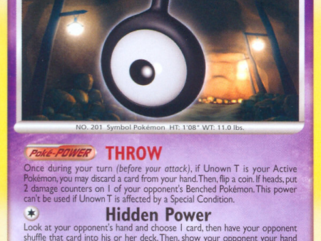 Unown T (67 123) [Diamond & Pearl: Mysterious Treasures] Cheap