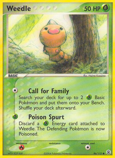 Weedle (86 112) [EX: FireRed & LeafGreen] Discount