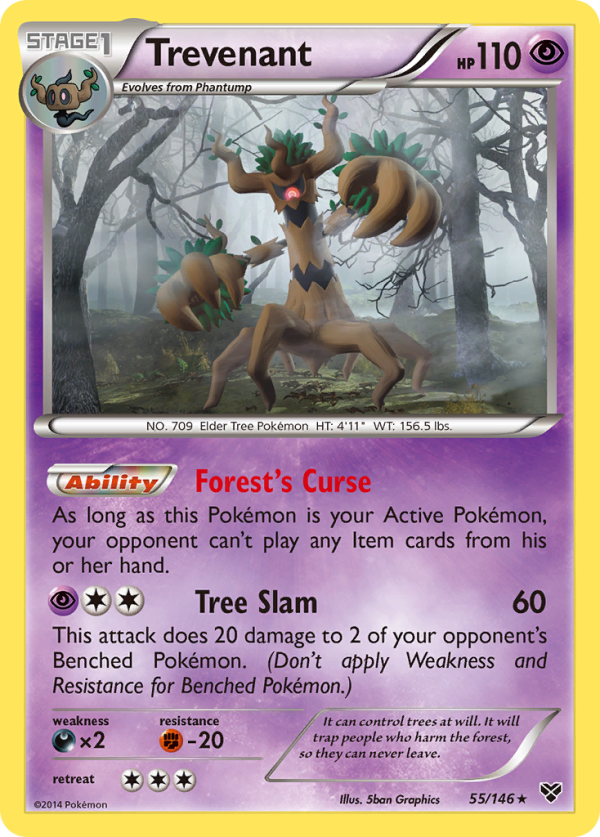 Trevenant (55 146) [XY: Base Set] on Sale