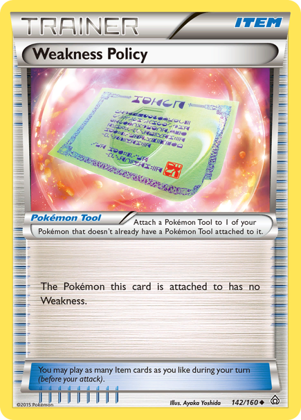 Weakness Policy (142 160) [XY: Primal Clash] For Sale