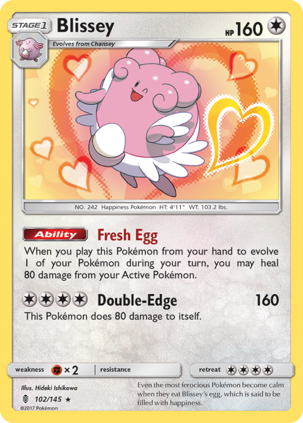 Blissey (102 145) [Sun & Moon: Guardians Rising] Sale