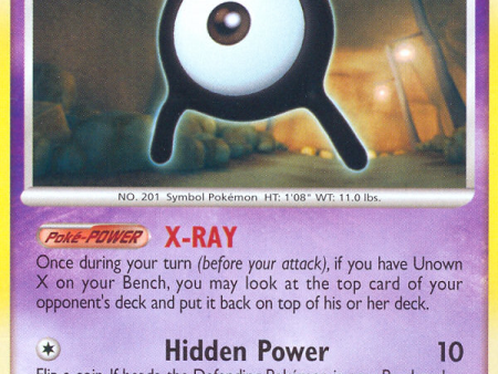 Unown X (71 132) [Diamond & Pearl: Secret Wonders] Online Sale