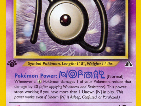 Unown [N] (50 75) [Neo Discovery 1st Edition] For Discount