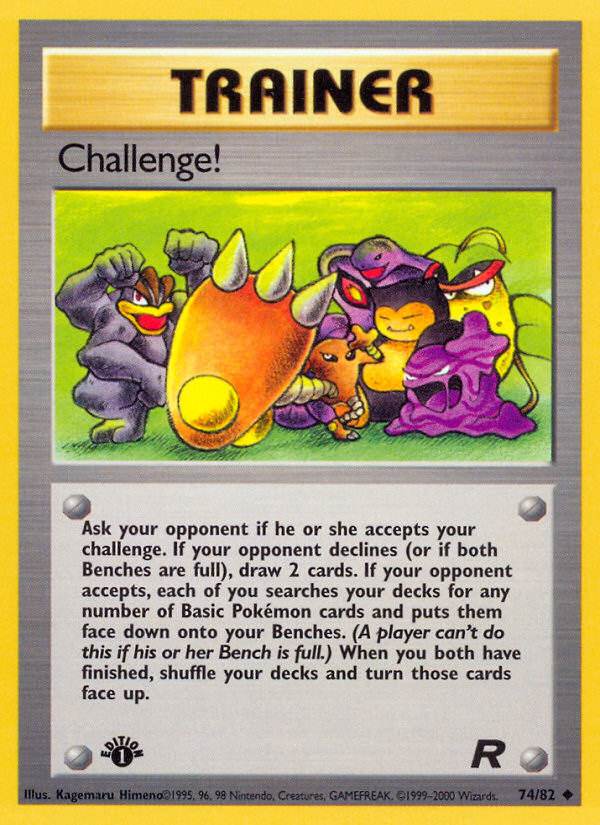 Challenge! (74 82) [Team Rocket 1st Edition] Discount