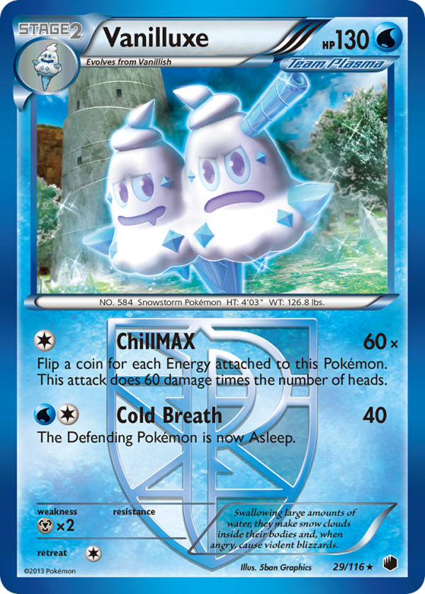 Vanilluxe (29 116) [Black & White: Plasma Freeze] Cheap