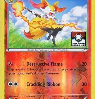 Braixen (12 124) (League Promo) [XY: Fates Collide] Discount