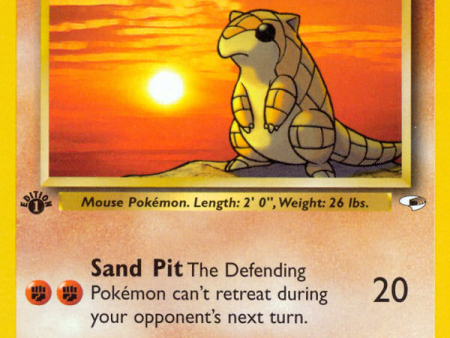 Brock s Sandshrew (72 132) [Gym Heroes 1st Edition] on Sale