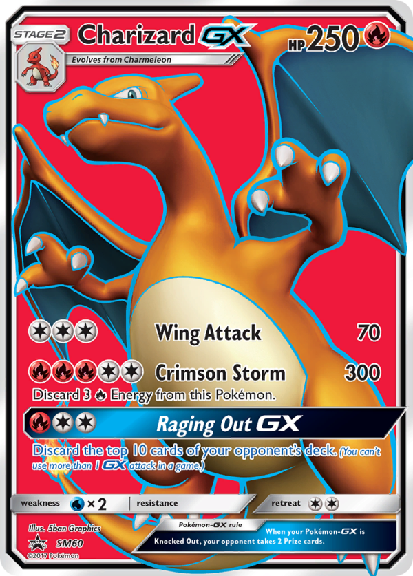 Charizard GX (SM60) (Jumbo Card) [Sun & Moon: Black Star Promos] For Sale