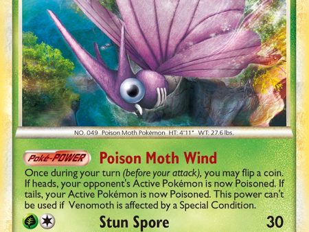 Venomoth (11 102) (Theme Deck Exclusive) [HeartGold & SoulSilver: Triumphant] Fashion