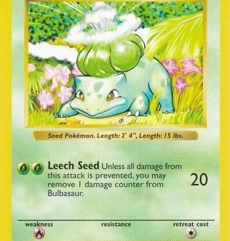 Bulbasaur (44 102) [Base Set Shadowless Unlimited] Fashion