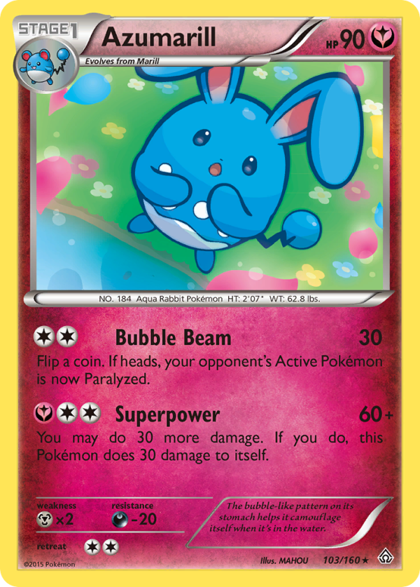 Azumarill (103 160) [XY: Primal Clash] Online Hot Sale