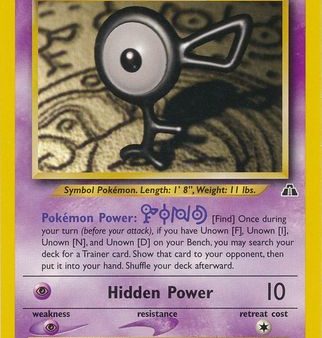 Unown [F] (48 75) [Neo Discovery Unlimited] Hot on Sale